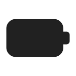 Battery 0 SVG Icon